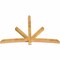 Ekena Millwork Alberta Rough Sawn Timber Gable Bracket, Western Red Cedar, 84"W x 56"H x 4"D x 4"F, 16/12 Pitch GBW084X56X0404ALB00RWR - alternate 2